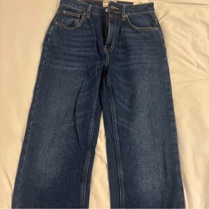 Free People Indigo Straight Leg Jeans